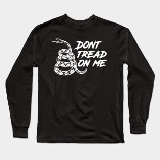 Don't Tread on Me - Black Long Sleeve T-Shirt